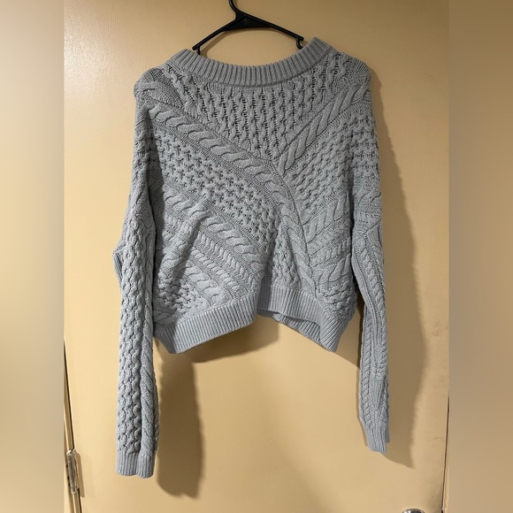 Jessica Simpson Sweaters - Jessica Simpson Sage Green Cable Knit Sweater